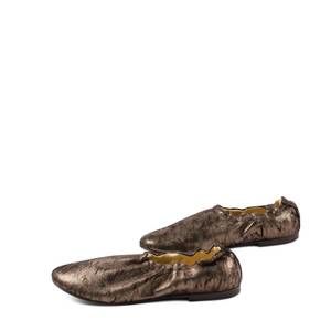 NEW BLUBLONC ceecee slipper shoe in pewter